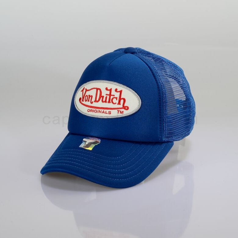 2023 Billig Von Dutch Originals -Trucker Tampa Cap, blue/blue F0817888-01152
